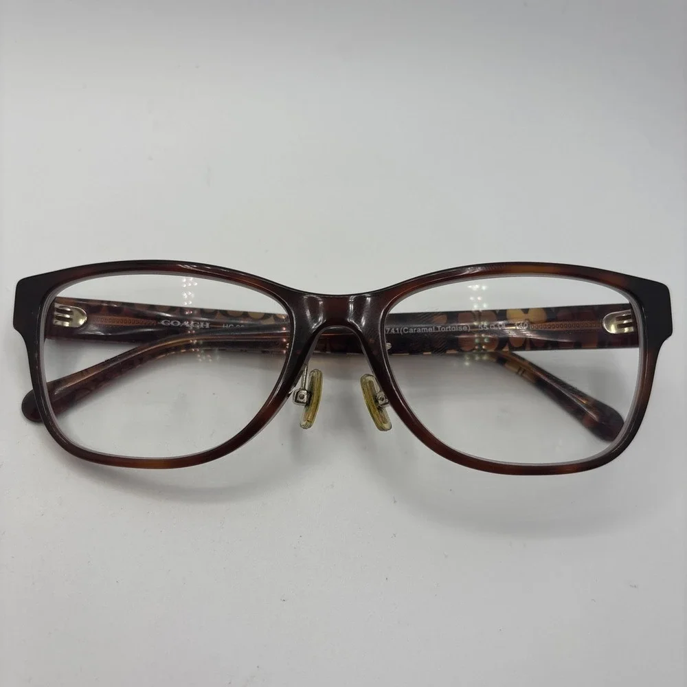 COACH HC6208F 5741 Caramel Tortoise Eyeglasses Frame 55-18-140mm #255